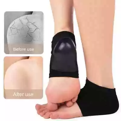 2PCS Gel Moisturizing Heel Socks Spa Sock For Foot Care Gel Heel Socks • $4