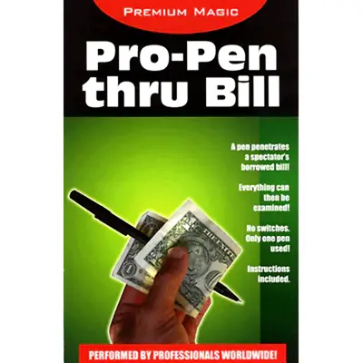 Pro Pen Through Bill By Premium Magic - Trick • $15