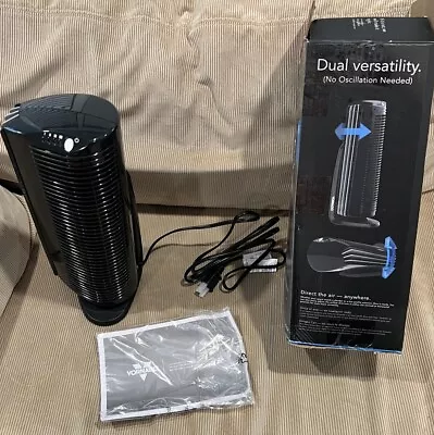 Vornado Duo Small Room Tower Air Circulator 14.5  Fan Black FA1-0062-06 • $24.95