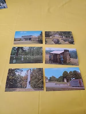 Lot Of 6 Vintage Postcards Civil War Fort Donelson  Dover Tennessee TN  • $18.99