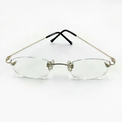 Rimless Titanium Alloy RX Prescription Eye Glasses Frame Unisex Flexible 47mm  • $19.99