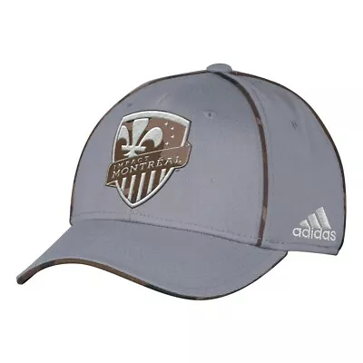 Montreal Impact MLS Adidas Unisex Grey Structured Flex Cap • $19.99