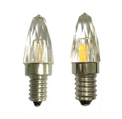 E12/E14 Gemlamp K9 Glass LED Bulb 1505 COB+SMD 110V/220V 4W Crystal Light Warm • $3.79