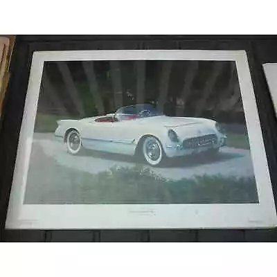 Vintage 1978 Power Graphics Poster 1953 Chevrolet Corvette Poster Size 16x20 NIB • $29.95