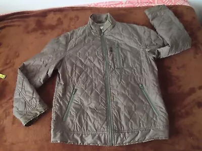 Takeo Kikuchi Mens Green Long Sleeve Pockets Full-Zip Quilted Jacket Size 3 • $99.99