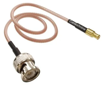 BNC Male To MCX Male 50Ω RG316 Coax Low Loss Jumper RF Cable • $8.45