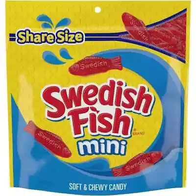 SWEDISH FISH Mini Soft & Chewy Candy Share Size 12 Oz • $7.80