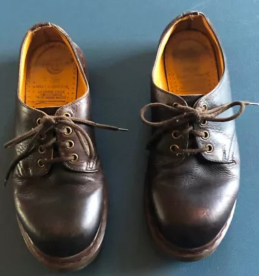 Dr Martens Brown Vintage Made In England Round Toe Oxford Lace Up Shoes UK 6 • $24.50