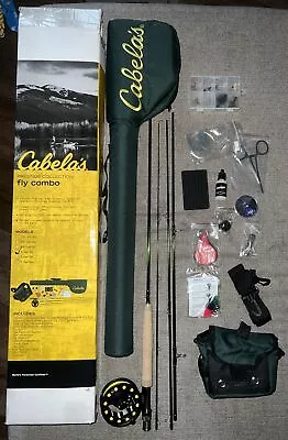 Cabelas Prestige Collection Fly Combo With Extras 9’ 5wt 4pcs New In Box • $175