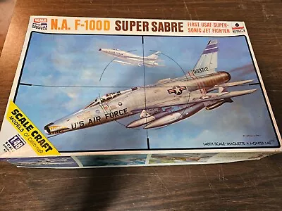 Esci/scale Craft   1/48   N.a. F-100d Super Sabre Model Kit # Sc-4008  • $20