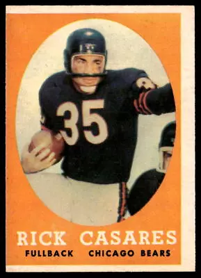 1958 Topps #53 Rick Casares   Football Chicago Bears • $5.50