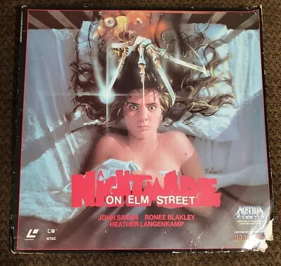 A Nightmare On Elm Street 1 Laserdisc Horror Movie Sleeve & Disc 1985. Freddy • $248.84