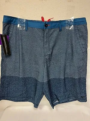 New O'Neill Riley Men's Hybrid Board Shorts 2-Tone Blue /Black /Gray Sizes 30-40 • $21.99