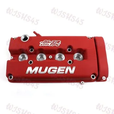 MUGEN Racing Rocker Valve Cover For Honda Civic B16 B17 B18 VTEC B18C GSR - Red • $118.99