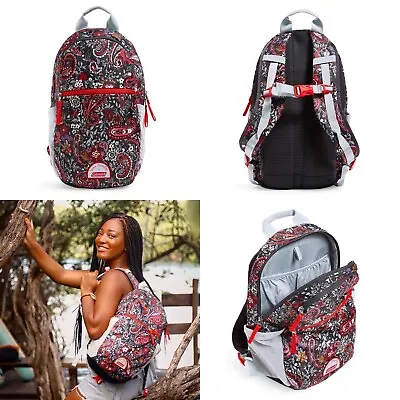 Vera Bradley + Coleman 15L Outdoor Paisley Backpack School Bookbag Limited Edit • $64.95