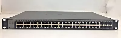 Netgear Prosafe 48-Port GbE & 4-Port SFP Managed Network Switch GS752TS • $59.99