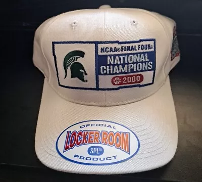 2000 Michigan State Spartans NCAA Final 4 Champs VTG Snap Back Hat March Madness • $15.99