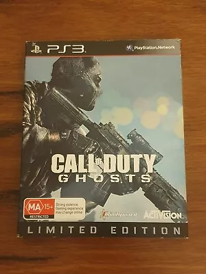 Call Of Duty Ghosts - Limited Edition Steel Case - PS3 PlayStation 3 Game - VGC • $10.50