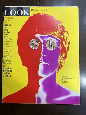 Look Magazine - January 9 1968 The Beatles By Avedon Nice! - Complete • $99.95