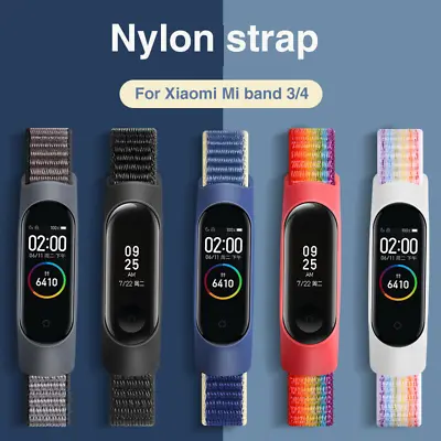 Fashion Color Nylon Breathable Wristband For Xiaomi Mi Band 5 4 3 Wrist Straps • $6.97