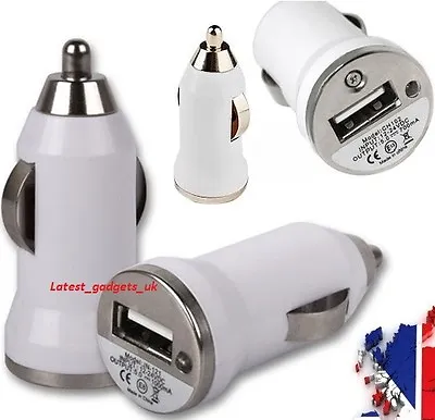 USB CAR CHARGER MP3/MP4 Player - Cowon IAudio/Samsung/Sweex/Alba/Intenso/Archos • £3.99