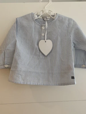 £4 • Buy Marese Baby Boys Blue And White Shirt Never Been Worn 3 M