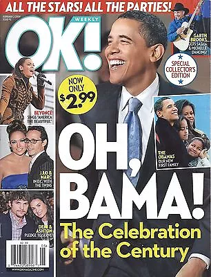 OK! Magazine February 2 2009 Barack Obama Inauguration Beyonce Alison Sweeney • £16.09