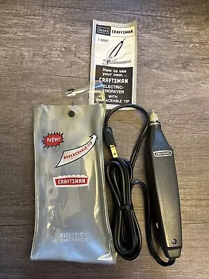 Vintage Brand New Craftsman Electric Engraver 9-4297 • $34.99