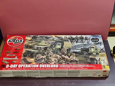 AIRFIX A50162A D-Day  OPERATION OVERLORD  Kit 1:76 Paints Glue Brushes Included • £49.99