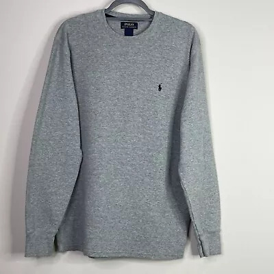 Polo Ralph Lauren Men's Grey Long Sleeve Thermal Size Large • $25