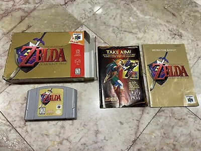 Authentic Nintendo 64 N64 Game - Legend Of Zelda: Ocarina Of Time (1998) - CIB • $109.99