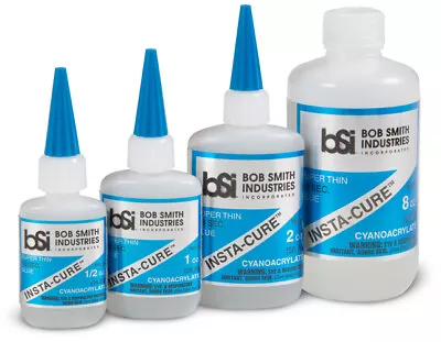 Bob Smith CA Glue Cyanoacrylate Insta-Cure Extra Thin Super Glue Various Sizes • $5.99