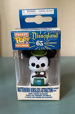 Funko Pocket Pop! Disneyland Resort: Matterhorn Bobsleds Mickey Mouse Keychain • $10