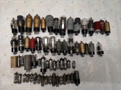 £45 • Buy 62 Vintage  Assorted Vacuum Tubes Valves Radio Amps Tv