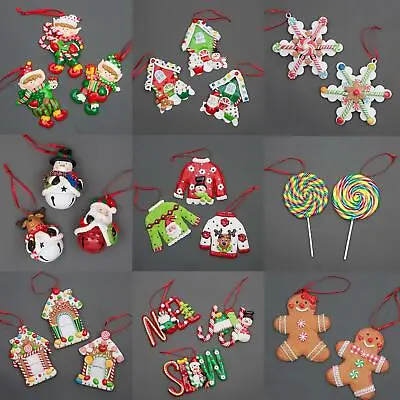 £5.09 • Buy Christmas Tree Hanging Decorations Pendant Santa Xmas Wall Home Decor Ornaments