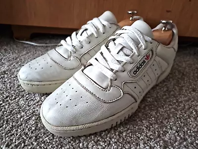 Adidas Yeezy Powerphase Calabasas Core White UK 7.5/41.5 Trainers • £27