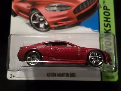 Hw Hot Wheels 2015 Hw Workshop #250/250 Aston Martin Dbs Hotwheels Dark Red Vhtf • $1.25