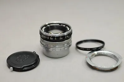 Nikon W Nikkor 3.5cm 35mm F1.8 Leica Black Mf L39 M39 Ltm Lens Rare Exc+++ • $5875