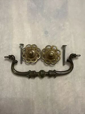 Antique Brass Pull 6 Inch- French Provincial • $20