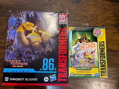 Hasbro Transformers Studio Series 86-15 Dinobot Sludge  G1 Movie  & Dinobot Slug • $56