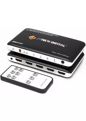 J-Tech Digital 4K@30HZ 4-Port HDMI Switch With PIP IR HDCP1.4 3x1 W/Remote@M2 • $27