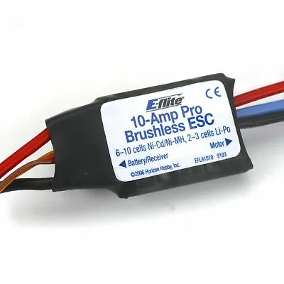 E-Flite EFLA1010 10-Amp Pro Brushless ESC • $32.99