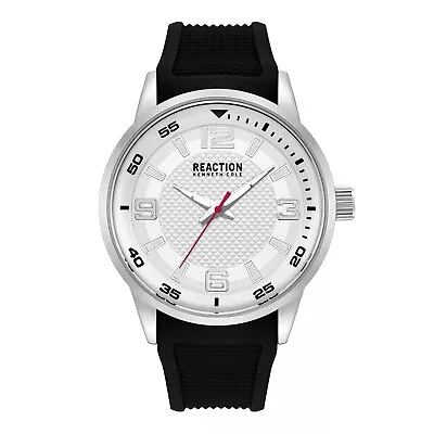 Kenneth Cole Reaction Men's Watch With Silicone Strap KRWGM2186801 • $34.95