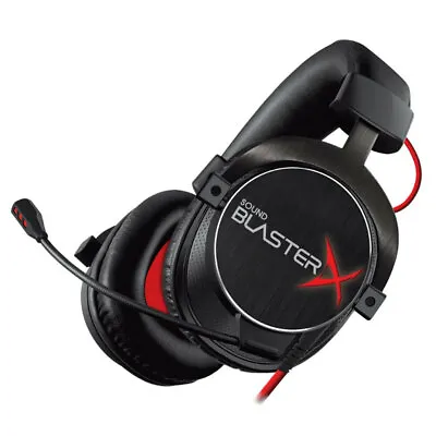 Creative Sound Blaster Pro H7 Gaming Headphone/Headset W/ Mic For PC/Laptop BLK • $152.10