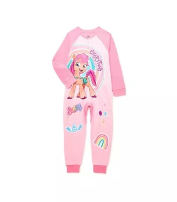 Toddler Girls One-Piece Footless Union Suit Pajamas My Little Pony Size: 10-12 • $15.99