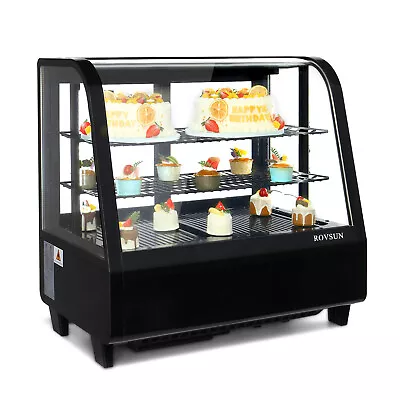 3.5 Cu.Ft Commercial Refrigerator Cooler Case Display Pastry Meat Beverage Foods • $656.99