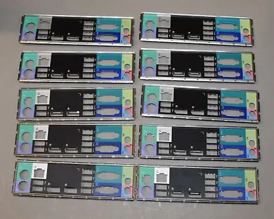 Mixed Bulk Lot Of 10 ATX Motherboard I/O IO Shield Back Panel Cover Plate #SS • $15.99