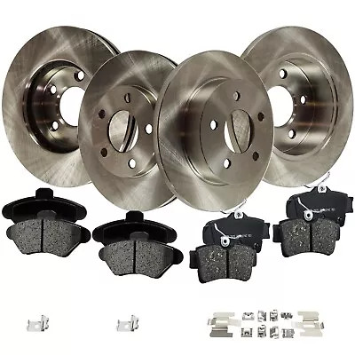 Brake Disc Rotors And Pads Kit For 1994-1998 Ford Mustang Front And Rear • $202.38