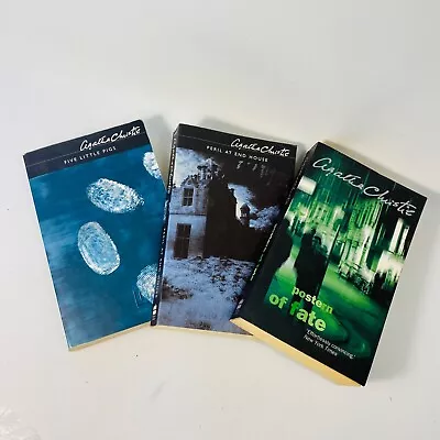 £16.49 • Buy Agatha Christie Bundle- Five Little Pigs, Postern Of Fate, Peril At End House PB