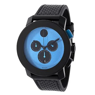 Movado 3600764 Men's Bold Blue Dial Quartz Watch • $277